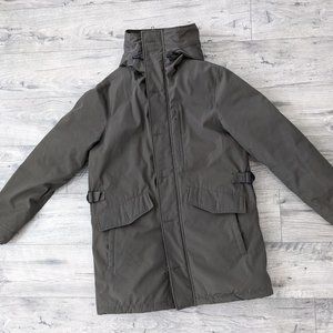 Zara Mens Olive Green Technical Parka